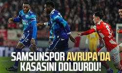 Samsunspor Avrupa'da kasasını doldurdu!