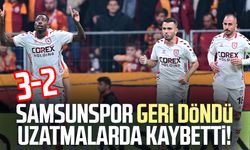 Samsunspor geri döndü, uzatmalarda kaybetti! 3-2