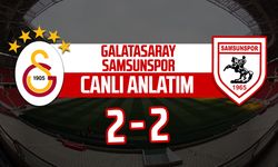 Galatasaray - Samsunspor maçı canlı anlatım: 2-2