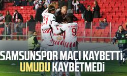 Samsunspor AEK'e yenildi: Maçı kaybetti, umudunu kaybetmedi
