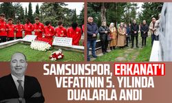 Samsunspor, Mustafa Kemal Erkanat'ı vefatının 5. yılında dualarla andı