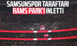 Samsunspor taraftarı Galatasaray deplasmanında RAMS Park’ı inletti