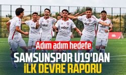 Samsunspor U19'dan ilk devre raporu: Adım adım hedefe