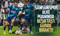 Samsunspor ülke puanında Beşiktaş'ı geride bıraktı!