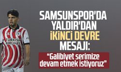 Samsunspor'da Polat Yaldır'dan ikinci devre mesajı