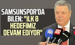 Samsunspor'da Veysel Bilen: "İlk 8 hedefimiz devam ediyor"