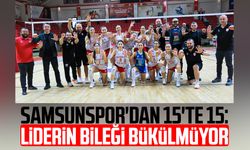 Samsunspor'dan 15'te 15: Liderin bileği bükülmüyor