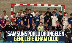 Samsunsporlu van Drongelen gençlere ilham oldu