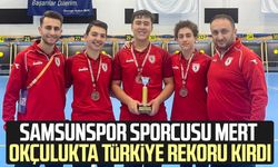 Samsunspor sporcusu Metin Mert okçulukta Türkiye rekoru kırdı