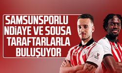 Samsunsporlu Cherif Ndiaye ve Afonso Sousa taraftarlarla buluşuyor