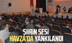 Şiirin sesi Havza’da yankılandı