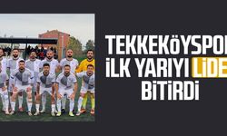 Tekkeköyspor ilk yarıyı lider bitirdi