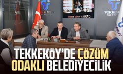 Tekkeköy’de çözüm odaklı belediyecilik