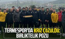 Termespor'da kriz çözüldü: Birliktelik pozu