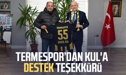 Termespor’dan Şenol Kul'a destek teşekkürü