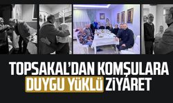 MHP'li İlyas Topsakal’dan komşulara duygu yüklü ziyaret