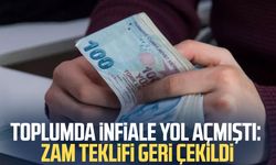 Toplumda infiale yol açmıştı: Zam teklifi geri çekildi