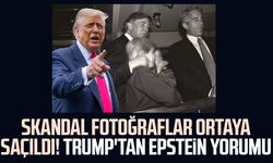 Skandal fotoğraflar ortaya saçıldı! Trump'tan Epstein yorumu