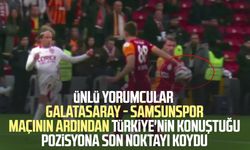 Penaltı mı değil mi? Galatasaray - Samsunspor maçı Türkiye gündeminde