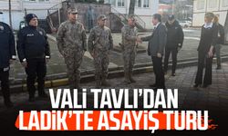 Vali Orhan Tavlı’dan Ladik’te asayiş turu