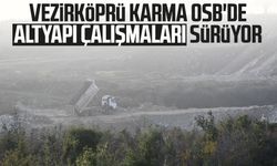 Vezirköprü Karma OSB'de altyapı çalışmaları sürüyor