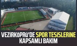 Vezirköprü'de spor tesislerine kapsamlı bakım