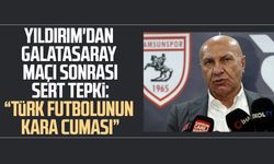 Yüksel Yıldırım'dan Galatasaray maçı sonrası sert tepki: "Türk futbolunun Kara Cuması"