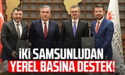 İki Samsunludan yerel basına destek!