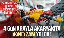 4 gün arayla akaryakıta ikinci zam yolda! Samsun'da güncel fiyatlar