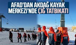 AFAD’dan Akdağ Kayak Merkezi’nde çığ tatbikatı
