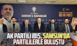 AK Partili Yusuf İbiş, Samsun'da partililerle buluştu