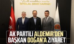 AK Partili Cüneyt Aldemir’den Başkan Halit Doğan’a ziyaret