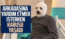 Yardım etmek isterken canından oluyordu!