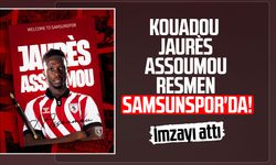 Kouadou Jaurès Assoumou resmen Samsunspor'da! İmzayı attı