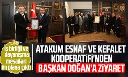 Atakum Esnaf ve Kefalet Kooperatifi'nden Başkan Halit Doğan'a ziyaret