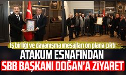Atakum esnafından SBB Başkanı Halit Doğan'a ziyaret