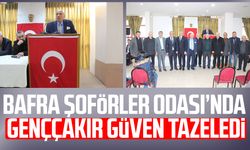 Bafra Şoförler Odası’nda Metin Genççakır güven tazeledi