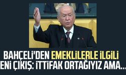 Bahçeli'den emeklilerle ilgili yeni çıkış: İttifak ortağıyız ama...