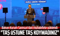 Bakan Murat Kurum Samsun'dan muhalefete yüklendi