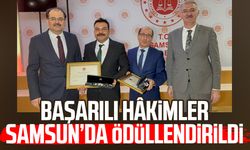 Başarılı hâkimler Samsun’da ödüllendirildi