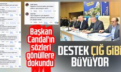 Başkan Mustafa Candal'ın sözleri gönüllere dokundu: Destek çığ gibi büyüyor