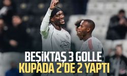 Beşiktaş’tan Türkiye Kupası’nda rahat galibiyet: 3-0
