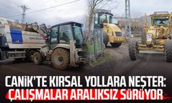 Canik’te kırsal yollara neşter: Çalışmalar aralıksız sürüyor