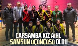 Çarşamba kız AİHL Samsun üçüncüsü oldu