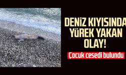 Deniz kıyısında yürek yakan olay!