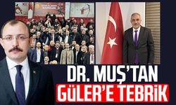 Dr. Mehmet Muş’tan Hacı Eyüb Güler’e tebrik mesajı