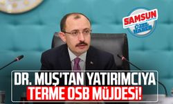 Dr. Mehmet Muş'tan yatırımcıya Terme OSB müjdesi!