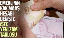 Emeklinin kök maaş hesabı değişti: İşte yeni zam tablosu