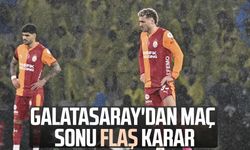 Galatasaray'dan Süper Kupa maçı sonrası dikkat çeken karar