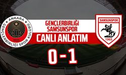 Gençlerbirliği - Samsunspor maçının canlı anlatımı: 0-1